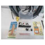 Lot of Gardening Items: Irrigation, Tubing and more