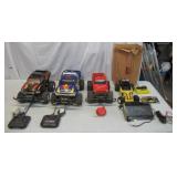 Lot of Remote Control Cars, controllers and charger.