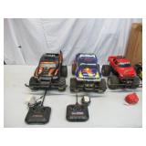 Lot of Remote Control Cars, controllers and charger.