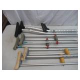 3 Sets of Aluminum Crutches