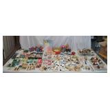 Lot of Sewing Notions: Buttons, Beads, Sewing Scissors, Seam Rippers, Spools of Thread & more.