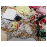 Lot of Vintage Sewing Craft items:  Lace, Ribbon, Notions