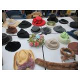 Lot of Vintage Hats