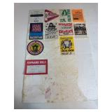 Poster Board With Vintage Backstage Passes