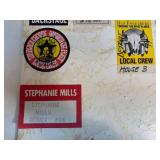 Poster Board With Vintage Backstage Passes