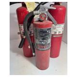 Lot of (5) Fire Extinguishers