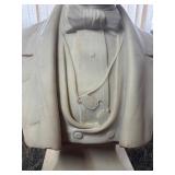 One of A Kind Hand Carved Marble William A. Graham Bust