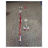 Lot of (2) Vintage Skis