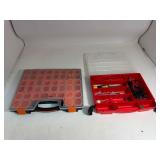 Lot of (2) Tool Organizers & Rotary Tool w/ Accessories