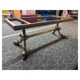 Brass Ornate Coffee Table