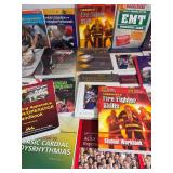 Large Lot of Paramedic, EMT, & Firefighter Books