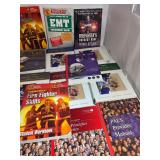 Large Lot of Paramedic, EMT, & Firefighter Books