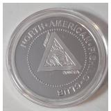 North American Fishing Club Channel Bass Grand Slam Silver Plated Collector Coin - Lot 19