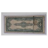 1923 US $1 Bill - Legal Tender - Large Blue Note -It features a portrait of George Washington and is known by collectors as a "Horse Blanket" - Very Collectible - Lot 25