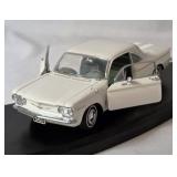 1960 Chevy Corvair Monza 1:24 Scale - COA -Franklin Mint - in box - Lot 32