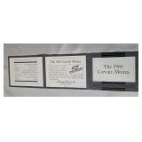 1960 Chevy Corvair Monza 1:24 Scale - COA -Franklin Mint - in box - Lot 32