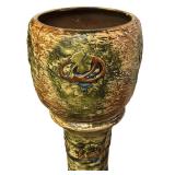 Antique Roseville Imperial Jardiniere with Pedestal, Circa 1916-1919