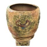 Antique Roseville Imperial Jardiniere with Pedestal, Circa 1916-1919
