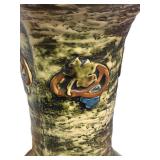 Antique Roseville Imperial Jardiniere with Pedestal, Circa 1916-1919