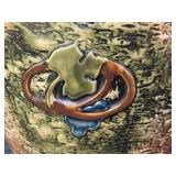 Antique Roseville Imperial Jardiniere with Pedestal, Circa 1916-1919