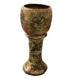 Antique Roseville Imperial Jardiniere with Pedestal, Circa 1916-1919