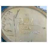 L2 - Vintage Roseville Cosmos Console Bowl - 1939