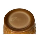 B2 - Vintage Fenton Atlantis Slag Glass Vase - Carmel