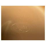 B2 - Vintage Fenton Atlantis Slag Glass Vase - Carmel