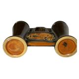 L3 - Antique Roseville Pottery Rosecraft Panel Bud Vase - 1920