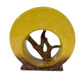 L1 - Vintage Roseville Artwood Yellow Planter 1951