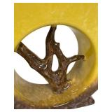 L1 - Vintage Roseville Artwood Yellow Planter 1951
