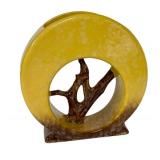 L1 - Vintage Roseville Artwood Yellow Planter 1951