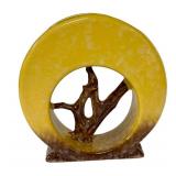 L1 - Vintage Roseville Artwood Yellow Planter 1951