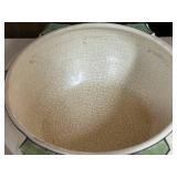 L3 - Antique Roseville 1910 Ceramic Design Flower Arrangers (Lot of 3) with Coordinating Bowl