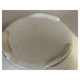 L3 - Antique Roseville 1910 Ceramic Design Flower Arrangers (Lot of 3) with Coordinating Bowl