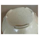 L3 - Antique Roseville 1910 Ceramic Design Flower Arrangers (Lot of 3) with Coordinating Bowl