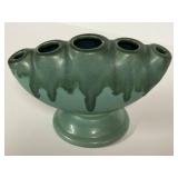 L2 - Antique Roseville Carnelian Flower Holder