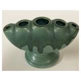 L2 - Antique Roseville Carnelian Flower Holder