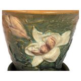 L1 - Vintage Roseville Magnolia Flower Pot with Base - 1940