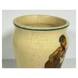 L4 - Early Roseville Holland Mugs (Lot of 3)