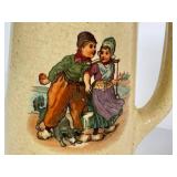 L4 - Early Roseville Holland Mugs (Lot of 3)