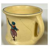 L4 - Early Roseville Holland Mugs (Lot of 3)