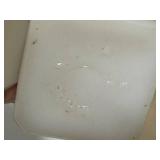 E1 - Vintage Pair of Milk Glass Dutch Windmill Salt & Pepper Shakers