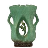 K5 - Vintage Roseville Pottery Art Wood Vase, 1951