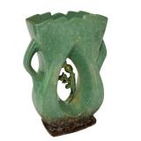 K5 - Vintage Roseville Pottery Art Wood Vase, 1951