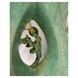 K5 - Vintage Roseville Pottery Art Wood Vase, 1951