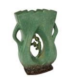 K5 - Vintage Roseville Pottery Art Wood Vase, 1951