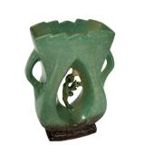 K5 - Vintage Roseville Pottery Art Wood Vase, 1951