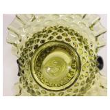 E3 - Fenton Hobnail Glass Basket - Vintage Mid-Century 1967-1977