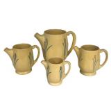 L5 - Roseville Lily of the Valley Pitchers (Lot of 4) - Vintage 1940s